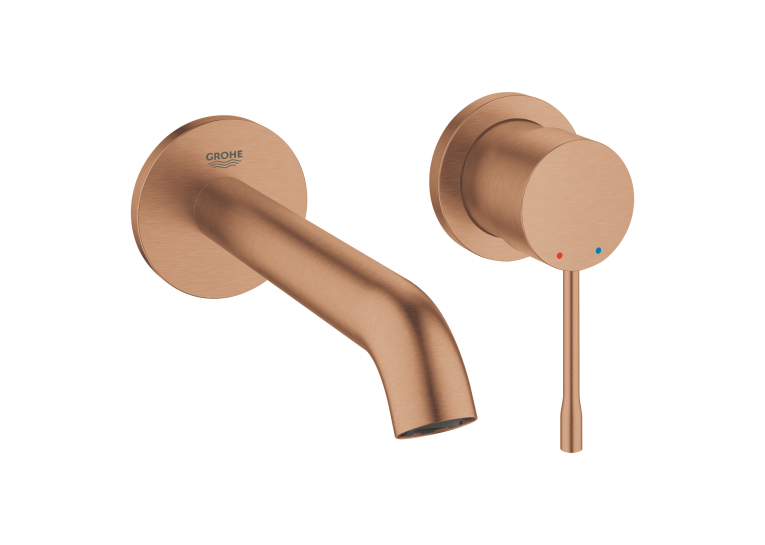 Змішувач для раковини Grohe Essence на 2 отвори M-Size (29192DL1) Бронза матова