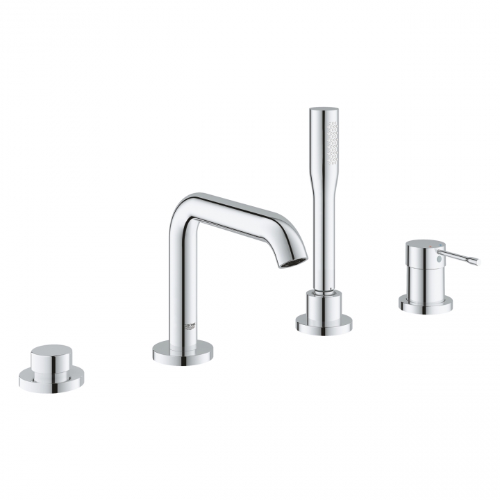 Одноважільний змішувач для ванни на 4 отвори Grohe Essence (25251001)