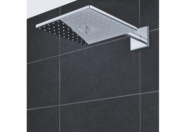Верхній душ Grohe Rainshower 310 SmartActive Cube з душовим кронштейном 430 мм, 2 режими (26479000)