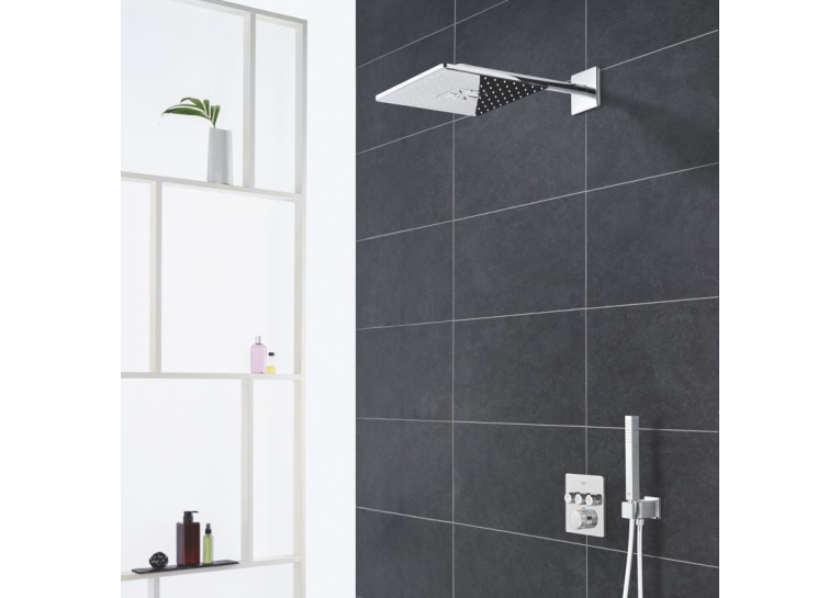Верхній душ Grohe Rainshower 310 SmartActive Cube з душовим кронштейном 430 мм, 2 режими (26479000)