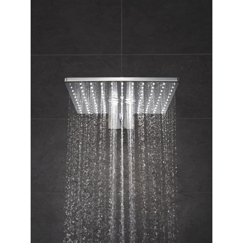 Верхний душ Grohe Rainshower 310 SmartActive Cube с душевым кронштейном 430 мм, 2 режима (26479000)