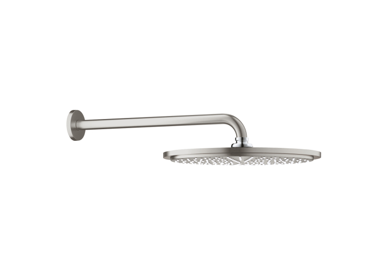 Верхній душ Grohe Rainshower Cosmopolitan 310 із душовим кронштейном 380 мм (26066DC0) Сталь