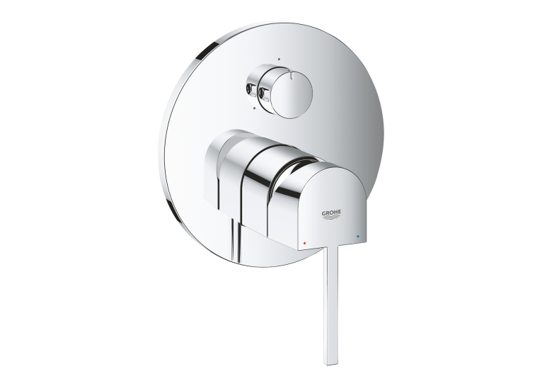 Одноважільний змішувач Grohe Plus із перемикачем на 3 положення (24093003)