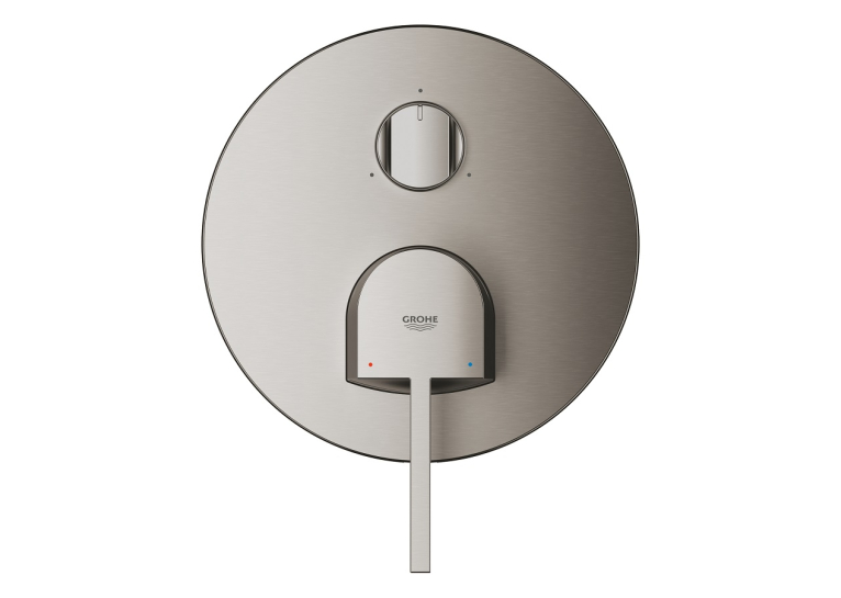 Змішувач одноважільний Grohe Plus з перемикачем на 3 положення (24093AL3) Графіт матовий