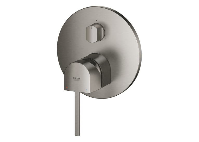 Змішувач одноважільний Grohe Plus з перемикачем на 3 положення (24093AL3) Графіт матовий