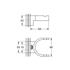 Крючок для банного халата Grohe Selection, двойной (41049GN0)