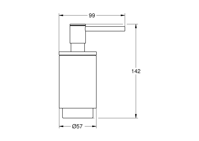 Дозатор рідкого мила Grohe Selection (41218KF0)