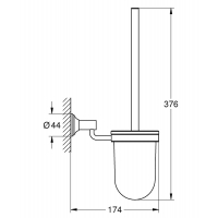 Туалетна щітка у комплекті Grohe Essentials Authentic (40658001)