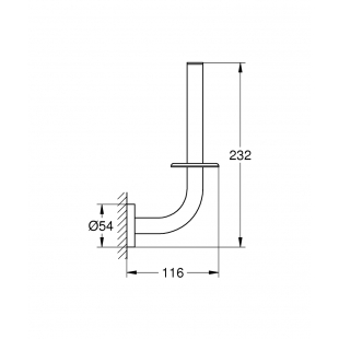 Тримач запасного рулону паперу Grohe Essentials (40385GL1) Золото