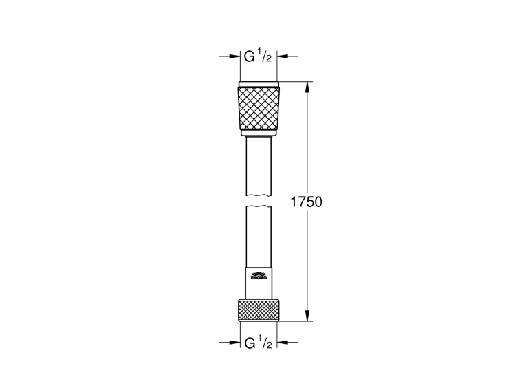 Душевой шланг Grohe Relexaflex 1750 мм (45992001)
