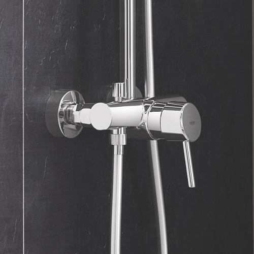 Душевая система с однорычажным смесителем настенного монтажа Grohe Euphoria Concetto System 260 (23061003)