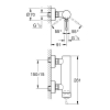 Однорычажный смеситель для душа Grohe Essence (33636GL1) Золото