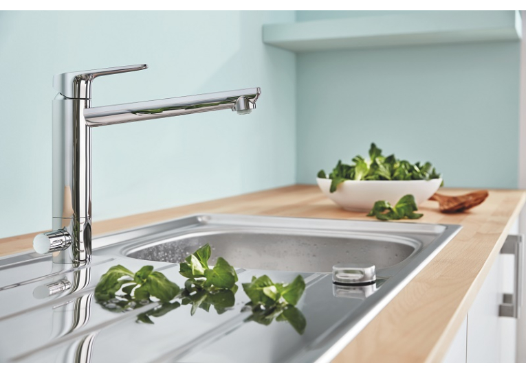 Однорычажный смеситель для мойки Grohe BauEdge (31696000)