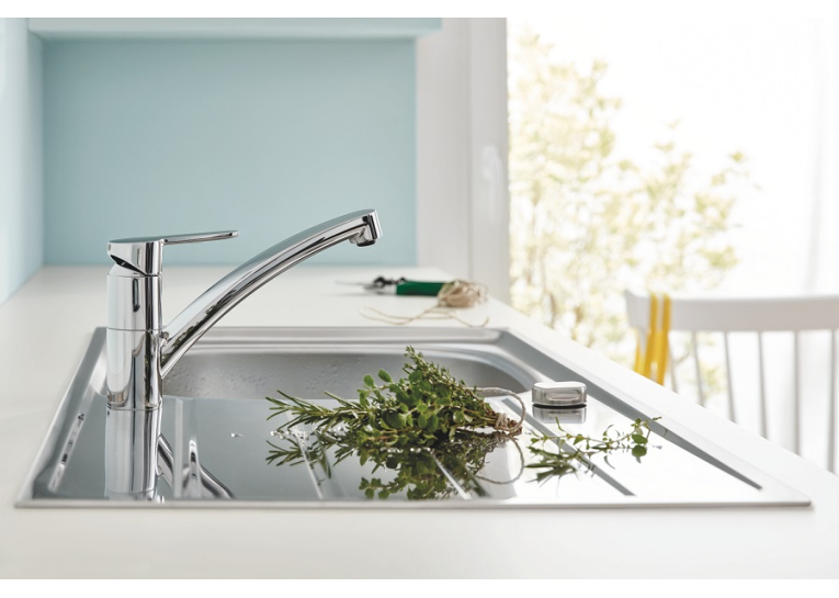 Однорычажный смеситель для мойки Grohe StartEco (31685000)