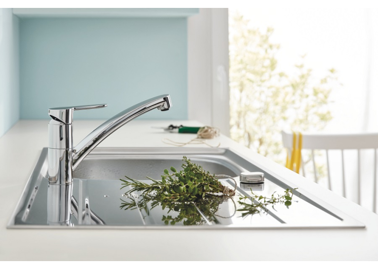 Одноважільний змішувач для мийки Grohe StartEco (31685000)