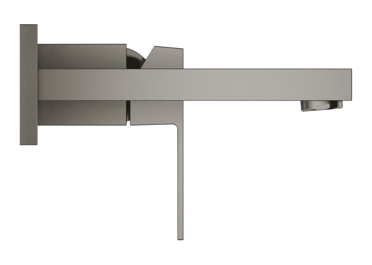 Змішувач для раковини Grohe Eurocube на 2 отвори S-Size (19895AL0) Графіт матовий