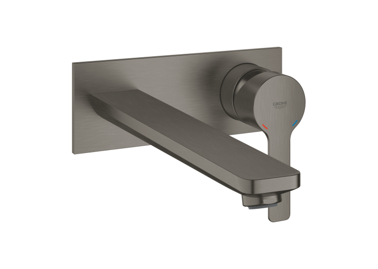 Змішувач для раковини Grohe Lineare на 2 отвори L-Size (23444AL1) Графіт матовий
