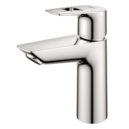 Однорычажный смеситель для раковины Grohe BauLoop New M-Size + нажимной донный клапан (23886001)