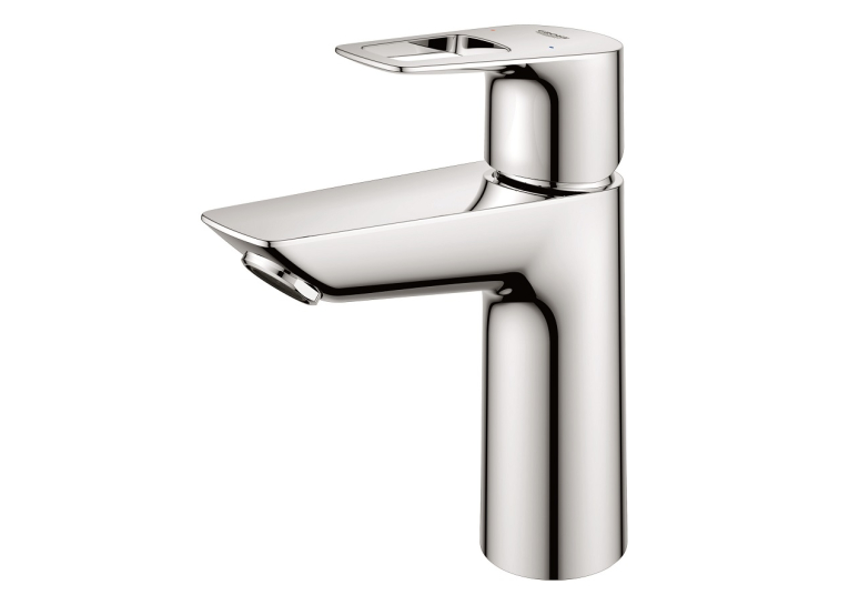 Однорычажный смеситель для раковины Grohe BauLoop New M-Size + нажимной донный клапан (23886001)