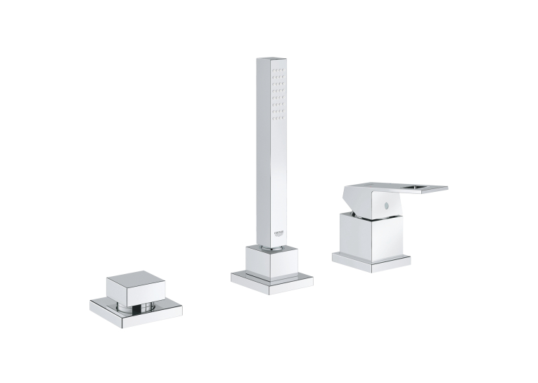 Смеситель для ванны однорычажный на 3 отверстия Grohe Eurocube (19966000)
