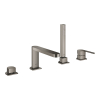 Одноважільний змішувач для ванни на 4 отвори Grohe Plus (29307AL3) Графіт матовий