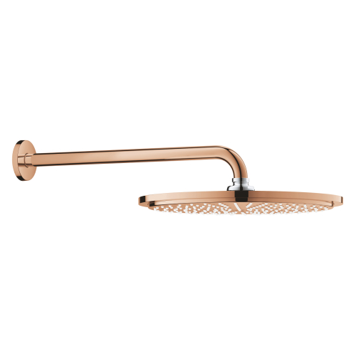 Верхний душ с кронштейном Grohe Rainshower Cosmopolitan 310 380 мм (26066DA0) Бронза