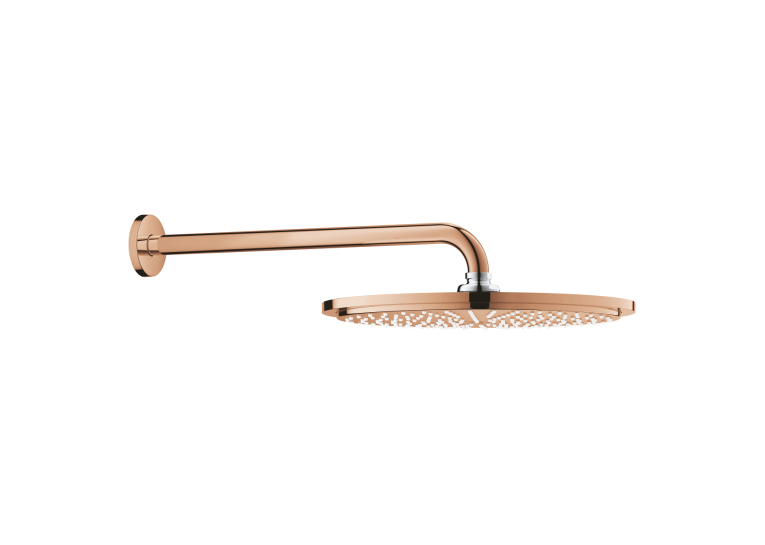 Верхний душ с кронштейном Grohe Rainshower Cosmopolitan 310 380 мм (26066DA0) Бронза