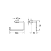 Тримач рушника, кільце grohe Essentials Cube (40510AL1) Графіт матовий