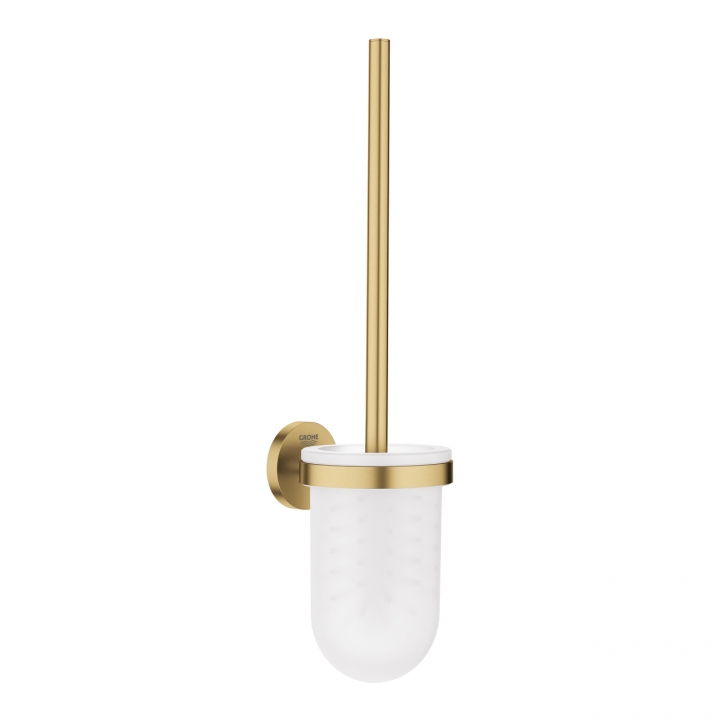 Туалетна щітка в комплекті Grohe Essentials (40374GN1) Золото матове