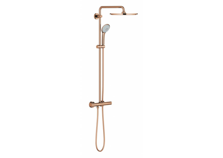 Душевая система с термостатом для настенного монтажа Grohe Euphoria System 310 (26075DA0) Бронза