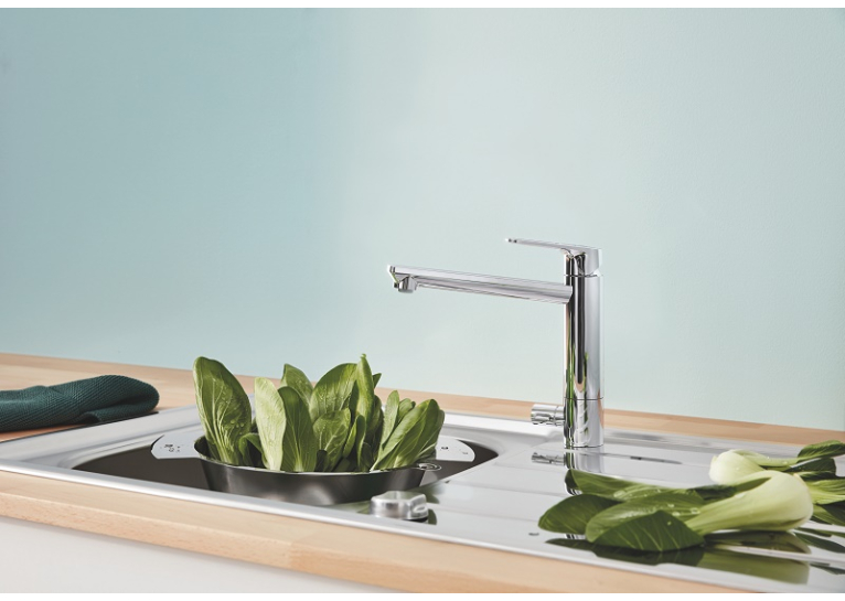 Одноважільний змішувач для мийки Grohe BauLoop (31713000)