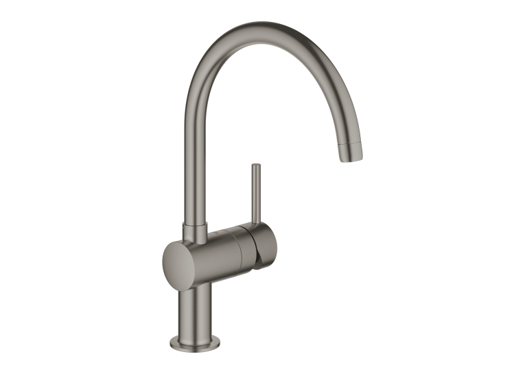 Одноважільний змішувач для миття Grohe Minta (32917AL0) Графіт матовий