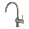 Одноважільний змішувач для миття Grohe Minta (32917AL0) Графіт матовий