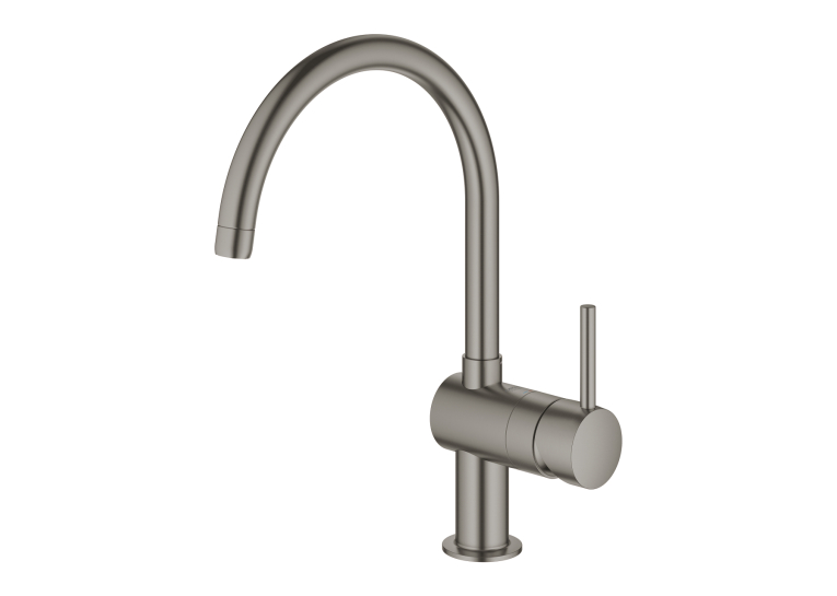 Одноважільний змішувач для миття Grohe Minta (32917AL0) Графіт матовий