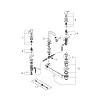 Смеситель для раковины Grohe Essence на 3 отверстия M-Size (20296001)