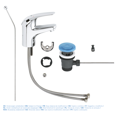 Однорычажный смеситель для раковины Grohe Euroeco S-Size (23262000)