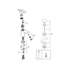 Однорычажный смеситель для раковины Grohe BauEdge New S-Size без донного клапана (23330001)