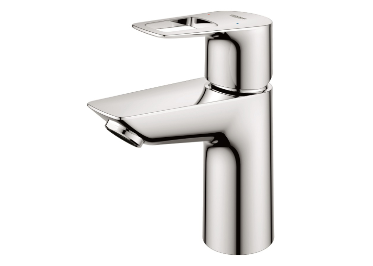 Однорычажный смеситель для раковины Grohe BauLoop New S-Size + нажимной донный клапан (23878001)