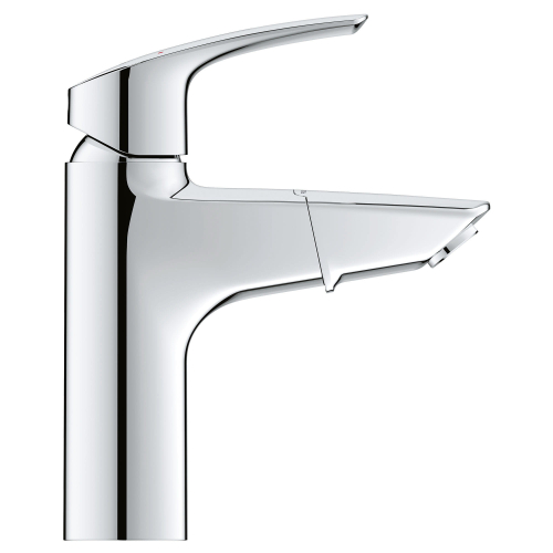 Одноважільний змішувач з висувним виливом для раковини Grohe Eurosmart New (23991003)