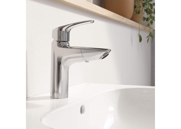 Однорычажный смеситель с выдвижным изливом для раковины Grohe Eurosmart New (23991003)