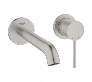 Змішувач для раковини Grohe Essence на 2 отвори M-Size (29192DC1) Сталь