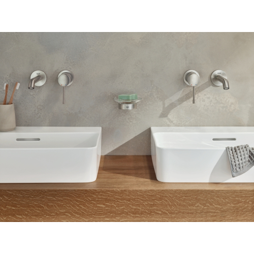 Змішувач для раковини Grohe Essence на 2 отвори M-Size (29192DC1) Сталь