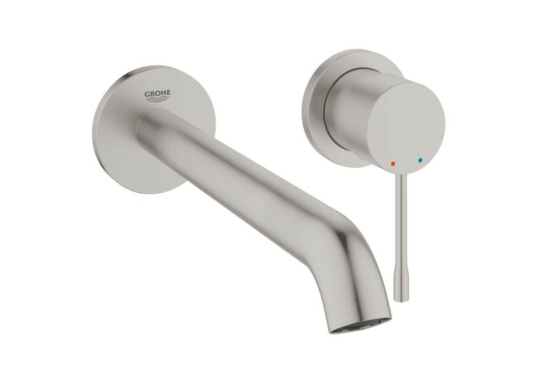 Змішувач для раковини Grohe Essence на 2 отвори L-Size (29193DC1) Сталь