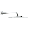 Верхній душ Grohe Rainshower F-Series 10 з душовим кронштейном 286 мм, 1 режим струменя (26070000)