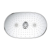 Верхний душ Grohe Rainshower 360 Duo 450 мм, 2 режима струи (26254000)