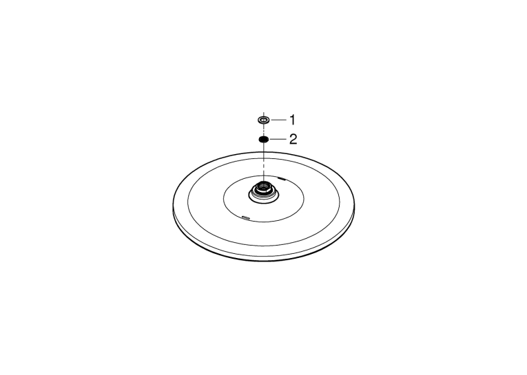 Верхній душ Grohe Rainshower 310 Mono, 1 режим струменя (26561LS0)