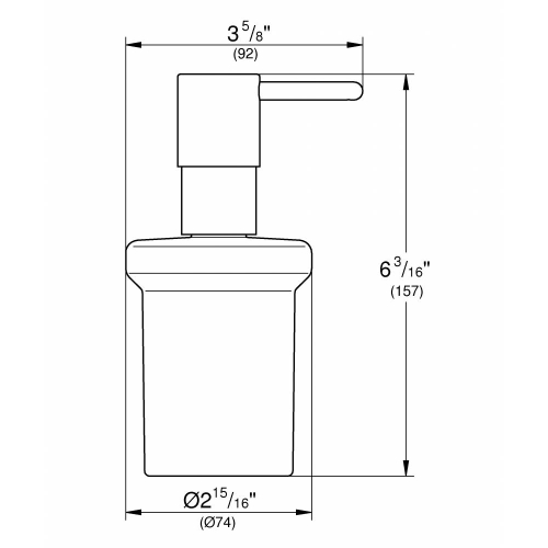 Дозатор жидкого мыла Grohe Essentials (40394DA1) Бронза