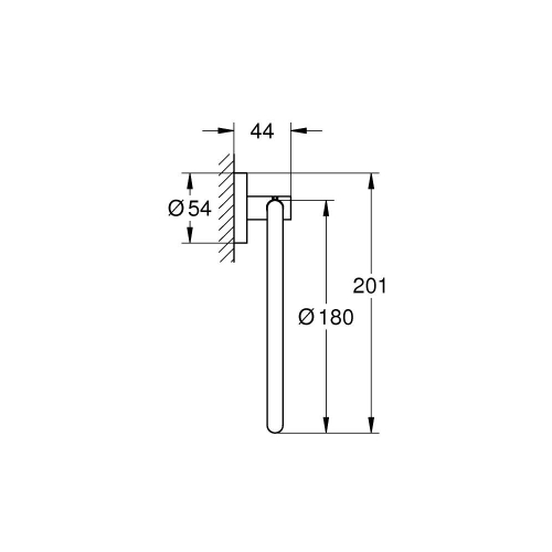 Кільце для рушника Grohe Essentials (40365DC1) Сталь