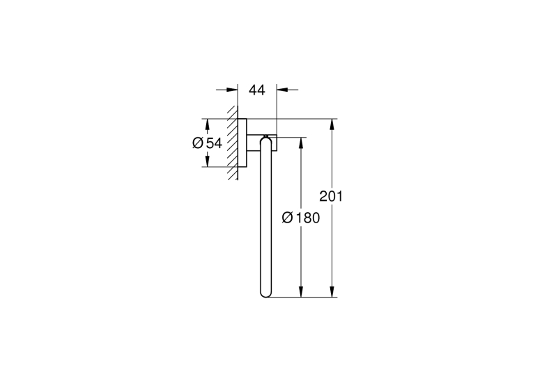 Кільце для рушника Grohe Essentials (40365DC1) Сталь
