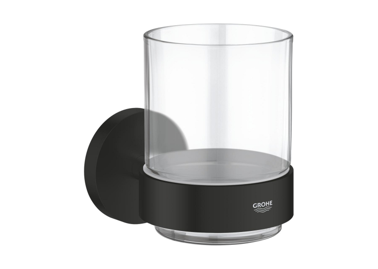 Склянка скляна з тримачем Grohe Essentials (1022562430)